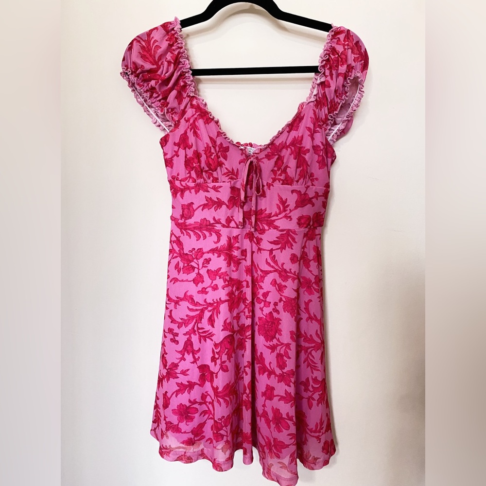 Urban outfitters pink floral dress